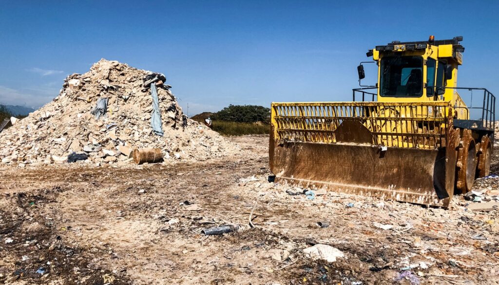 progetto di costruzione della discarica