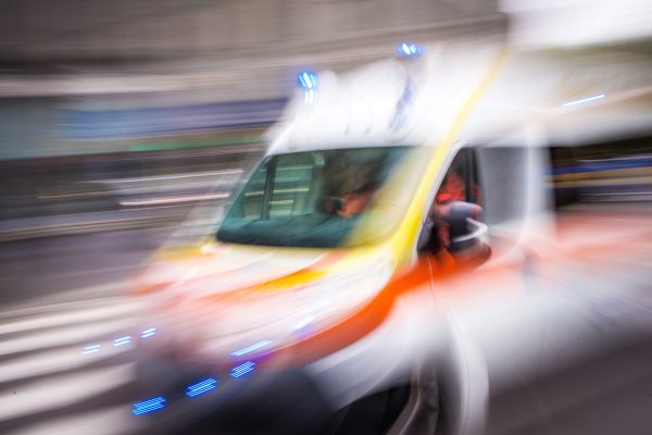 ambulanza in corsa